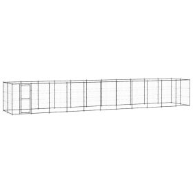 Outdoor Dog Kennel Steel 286.5 ft²