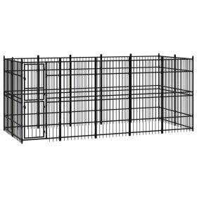 Outdoor Dog Kennel Steel 99.2 ft²