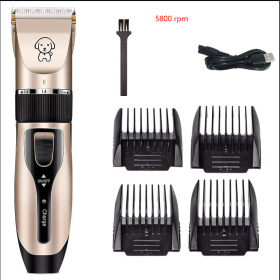 Dog Shaver Pet Teddy Cat Shaving Dog Hair Professional Hair Clipper (Option: 5800rpm)